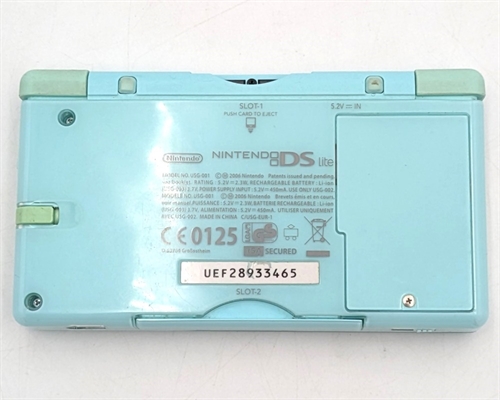 Nintendo DS Lite - Turquoise - Console - SNR UEF28933465 (B Grade) (Used)